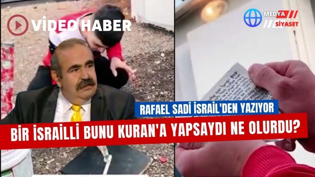Bir İsrailli bunu Kuran’a yapsaydı ne olurdu?