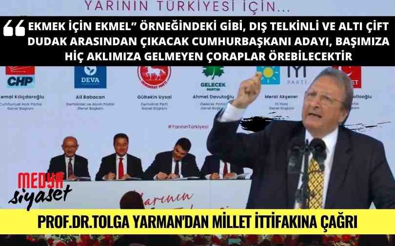 CHP Yönetimi’ne ve Millet İttifakı Unsurları’na Çağrı