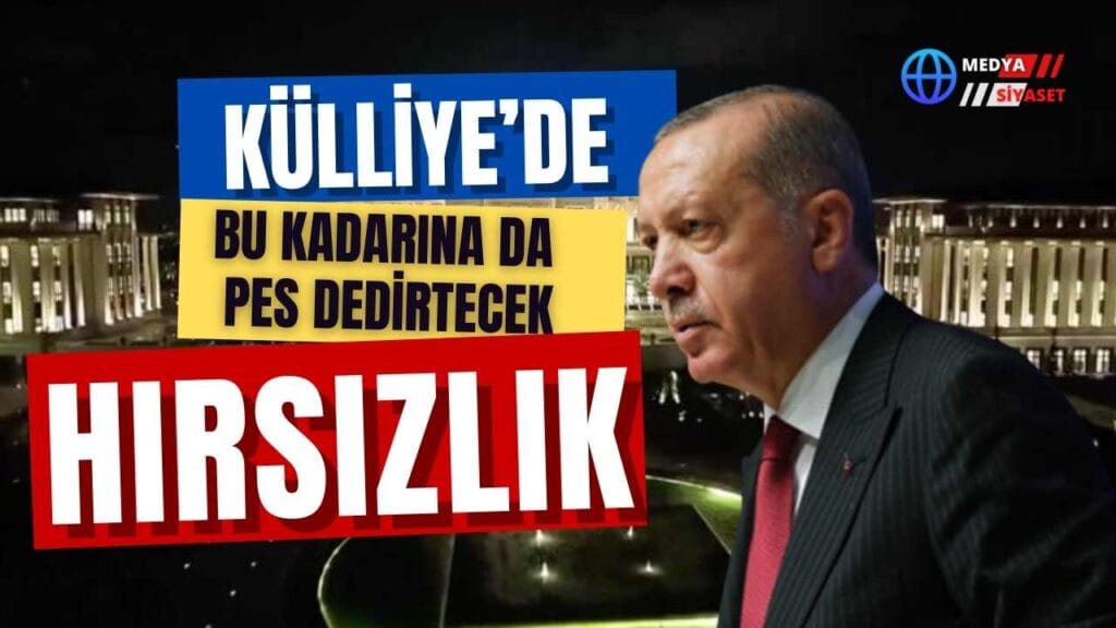 Cumhurbaşkanlığı Sarayında bu kadarına da pes dedirtecek hırsızlık