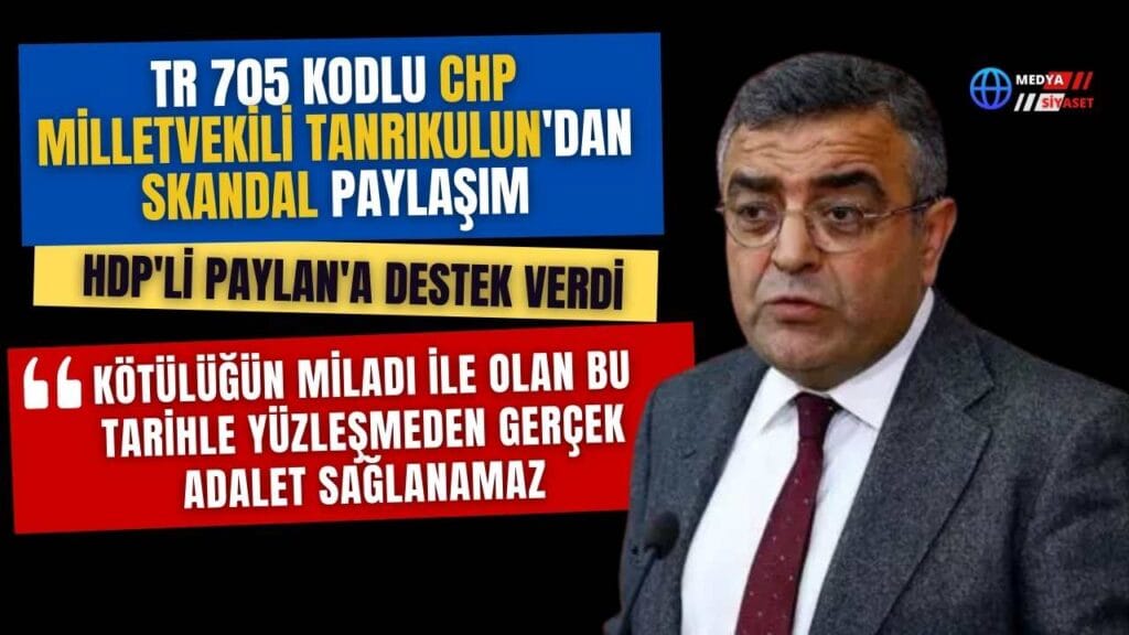 HDP’li Garo Paylan’ın ardından bir skandal da CHP’li Sezgin Tanrıkulu’ndan