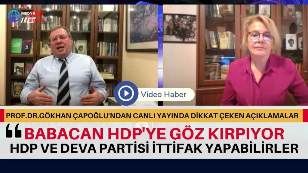 Prof.Dr.Gökhan Çapoğlu’ndan Medya Siyaset TV Canlı Yayınında Dikkat Çeken Açıklamalar