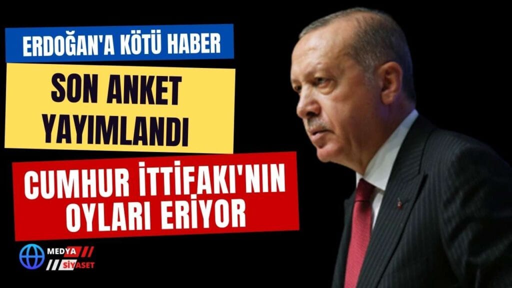 Son anket yayımlandı: Cumhur İttifakı’nın oyları eriyor