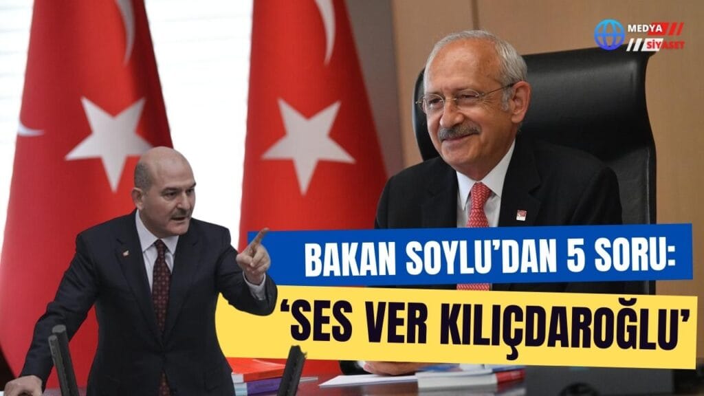 Süleyman Soylu’dan 5 soru: ‘Ses ver Kılıçdaroğlu’
