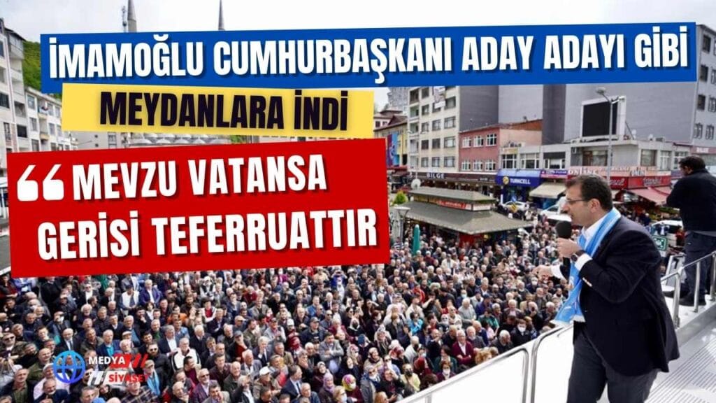 İmanoğlu Cumhurbaşkanı aday adayı gibi mesajlar veriyor
