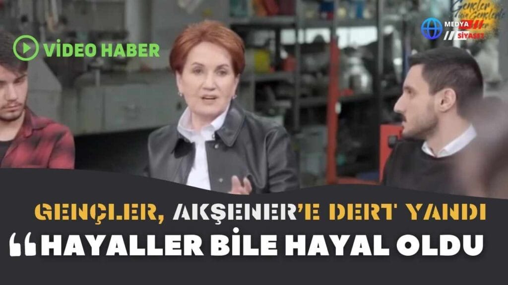 İYİ Parti lideri Meral Akşener, gençlerle bir araya geldi