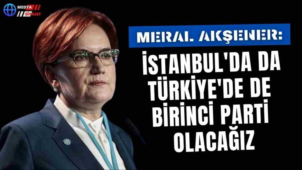 İYİ Parti Lideri Meral Akşener,İstanbul’da 100 Bininci Üye Katılım Programı’nda Konuştu