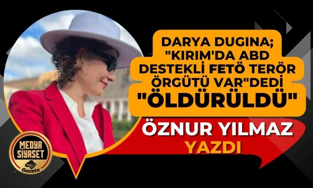 Aleksandre Dugin’in Kızı Darya Dugina’ya Suikast!