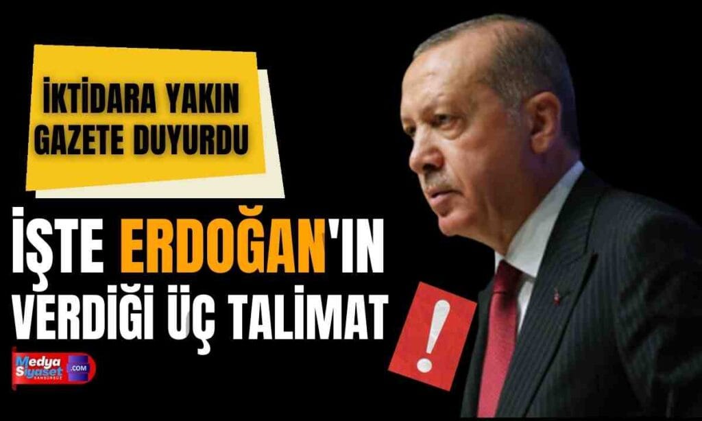 İktidara yakın gazete duyurdu