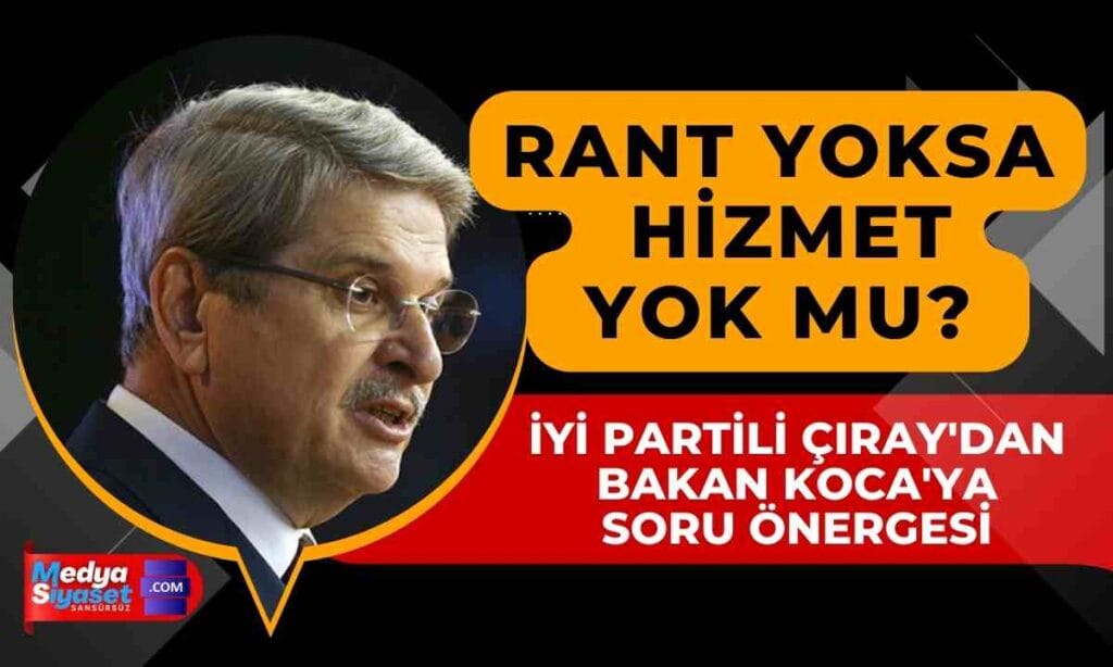 İYİ Parti Milletvekili Aytun Çıray Sağlık Bakanı Koca’ya Aliağa’yı Sordu
