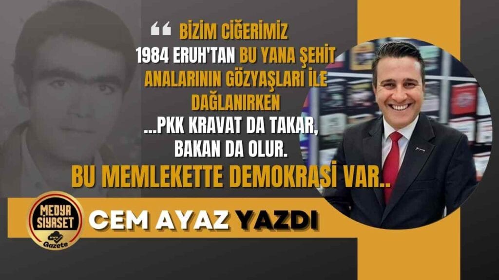 Memlekette demokrasi var kardeşim! | Cem Ayaz Yazdı