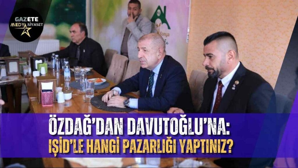 Zafer Partisi Lideri Özdağ’dan Davutoğlu’na: IŞİD’le hangi pazarlığı yaptınız?
