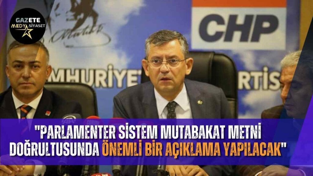 CHP’li Özel’den dikkat çeken açıklamalar
