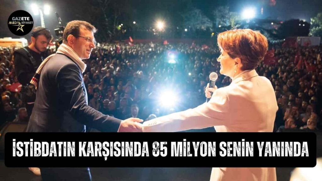 Akşener’den Saraçhane buluşmasında Ekrem İmamoğlu’na büyük destek