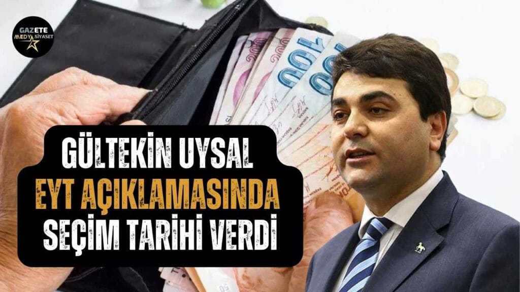 DP Genel Başkanı Gültekin Uysal EYT açıklamasında seçim tarihi verdi