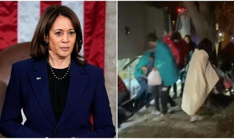 Kamala Harris’e Noel öncesi ‘sürpriz’: Konutuna 140 göçmen yollandı