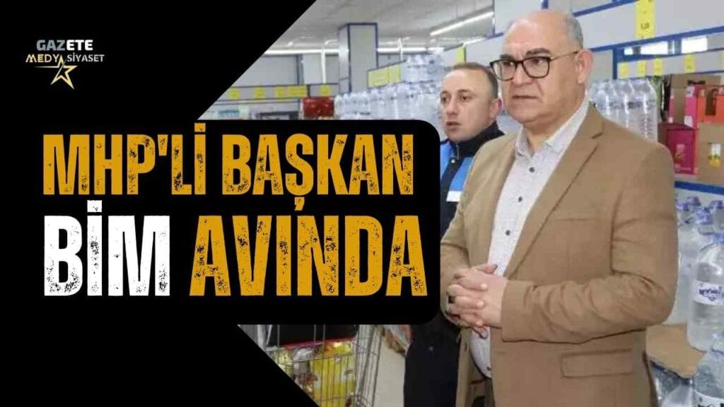 MHP’li başkan 3 harfli market avında