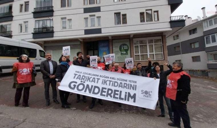 SOL Parti’den Hiranur Vakfı protestosu
