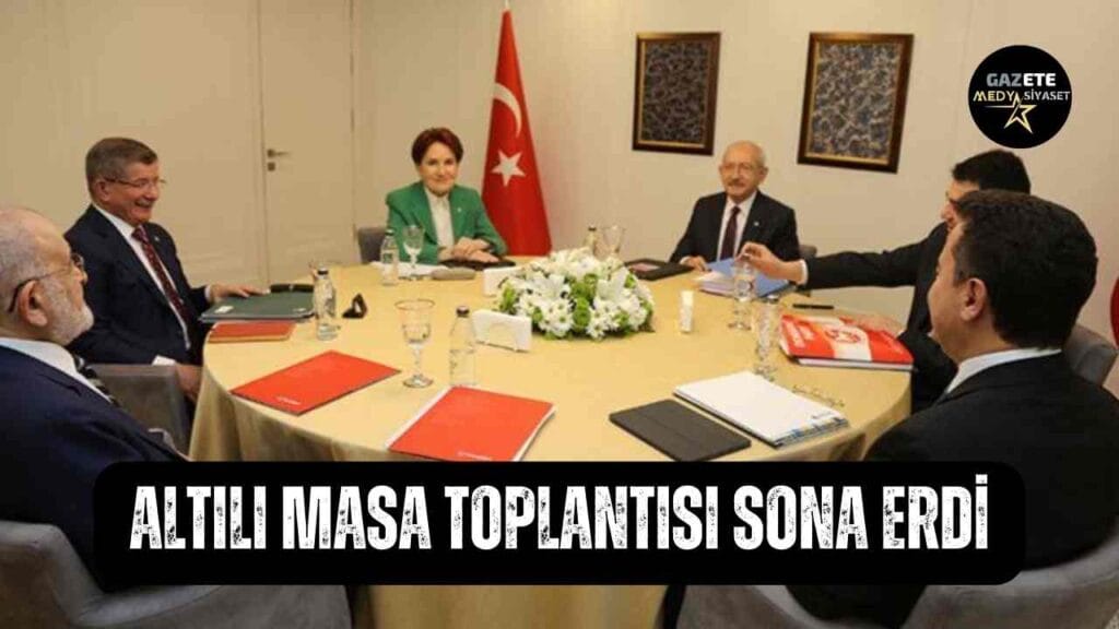 Son Dakika… Altılı masadan ortak açıklama