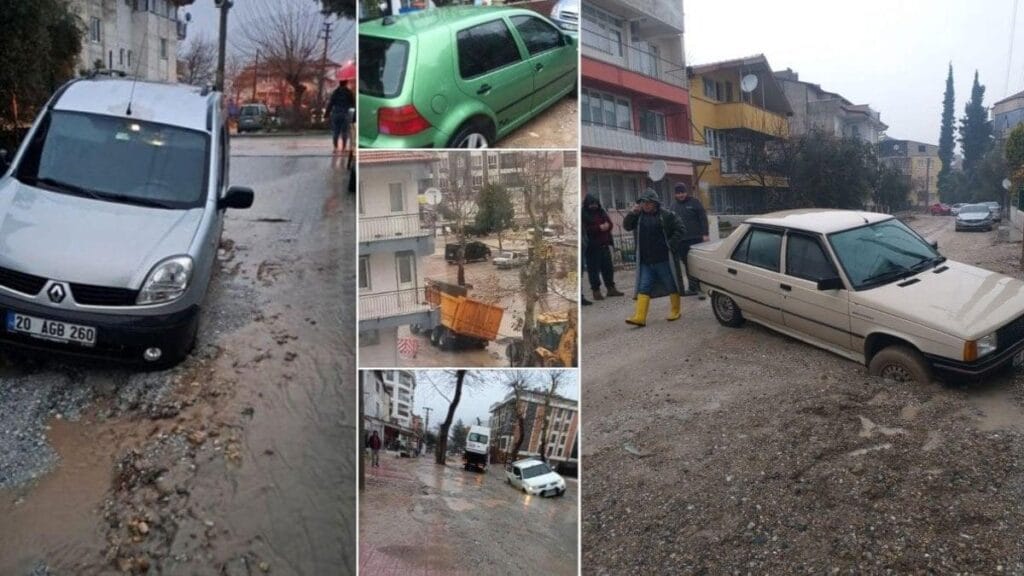 Araçlar altyapı çukuruna battı, AKP’li belediye ‘başınızın çaresine bakın’ dedi