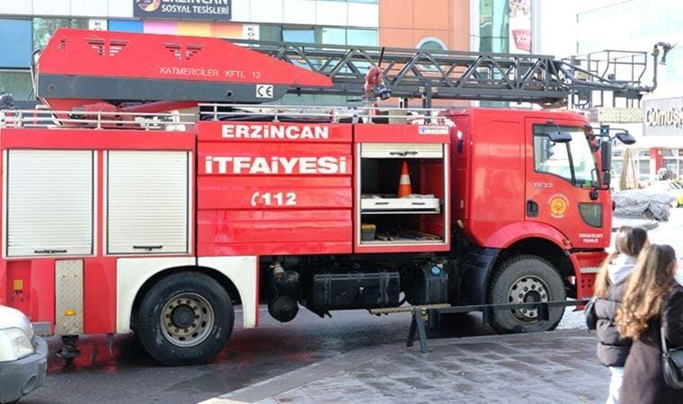 DEVA Partisi Erzincan İl Başkanlığı’nda korkutan yangın