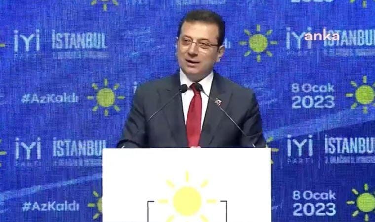 Ekrem İmamoğlu, İYİ Parti kongresinde konuştu: ‘Millet İttifakı’nın yarattığı sürecin en güçlü hissedildiği yer İstanbul’dur’