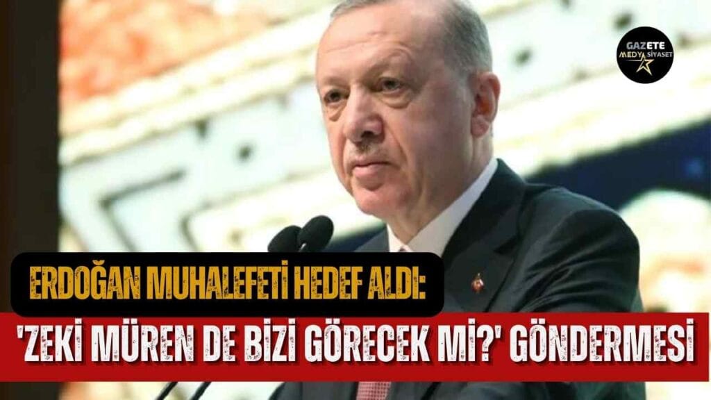 Erdoğan muhalefeti hedef aldı: ‘Zeki Müren de bizi görecek mi?’ göndermesi