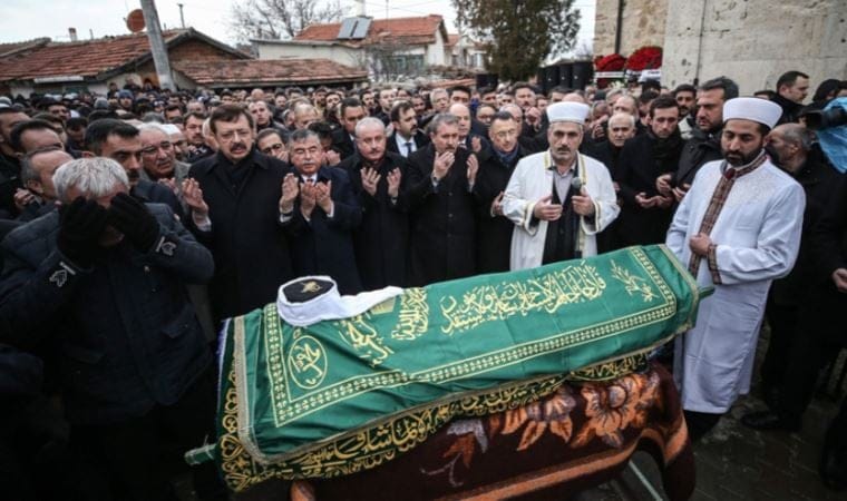 BBP lideri Mustafa Destici’nin babası son yolculuğuna uğurlandı