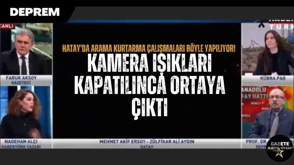 Hatay’da arama kurtarma çalışmaları böyle yapılıyor!HT Kameraları kapatınca ortalık zifiri karanlık oldu