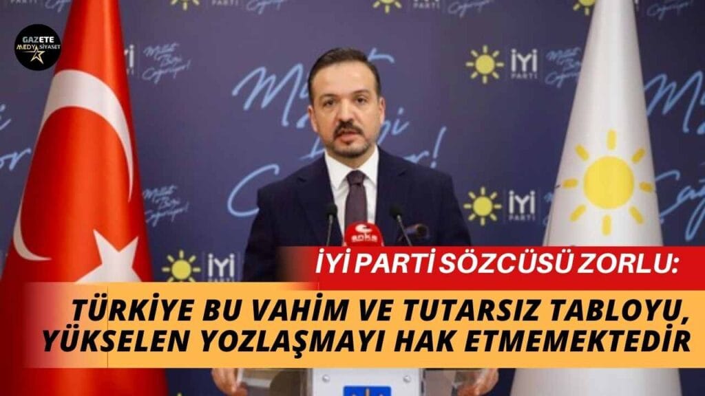 İYİ Parti Sözcüsü Kürşad Zorlu’dan, Kızılay’ın deprem sonrası çadır satışına ilişkin dikkat çeken açıklama
