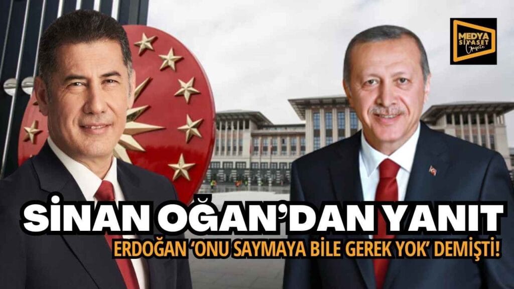 ATA İttifakı Cumhurbaşkanı adayı Sinan Oğan’dan Erdoğan’a yanıt