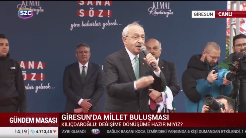 Kılıçdaroğlu: Sözüm söz, fındık asla 4 doların altına düşmeyecek