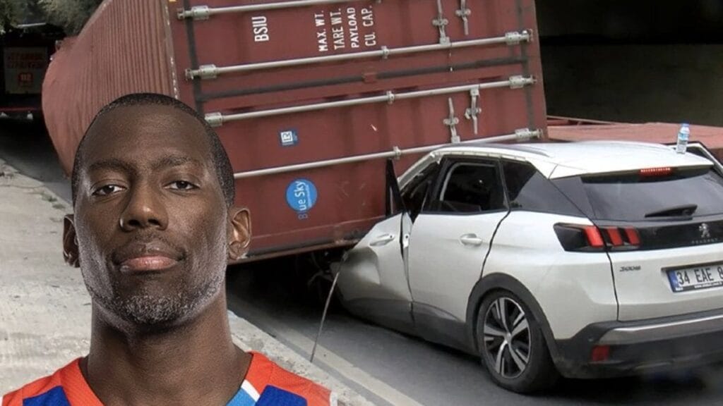 Tır dorsesi devrildi ABD’li basketbolcu Bryant Dunston yaralandı