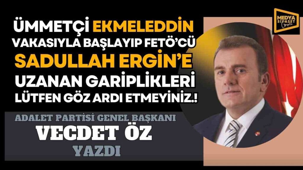 Uyuma Türkiye’m Oyun Çok Büyük | Vecdet Öz Yazdı