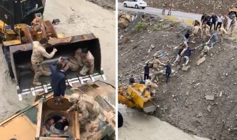 Hakkari’de askeri araç Zap suyuna uçtu: 9 asker hafif yaralı