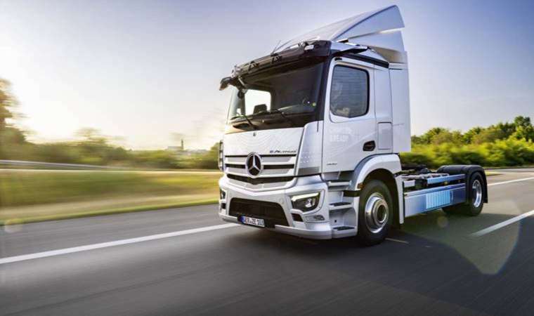 eActros300 Türkiye’de test edilecek