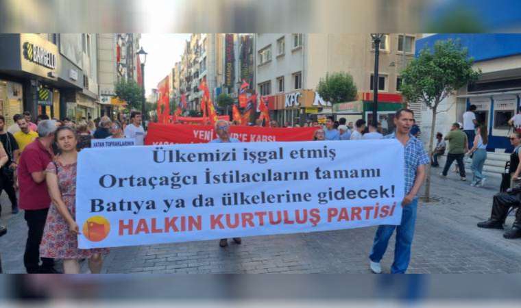 HKP’den İzmir’de sığınmacı protestosu: Ya Batı’ya ya da ülkelerine gidecekler
