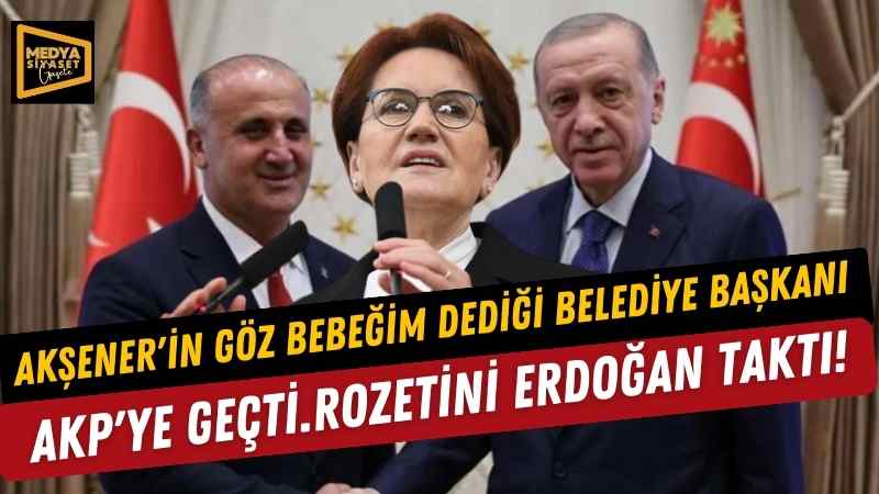 İYİ Parti’den istifa eden belediye başkanı AKP’ye geçti: Rozetini Erdoğan taktı