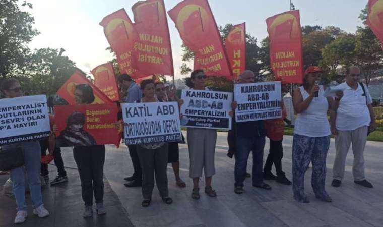 İstanbul limanına demirleyen ABD savaş gemisine HKP’den tepki : Yankee go gome!