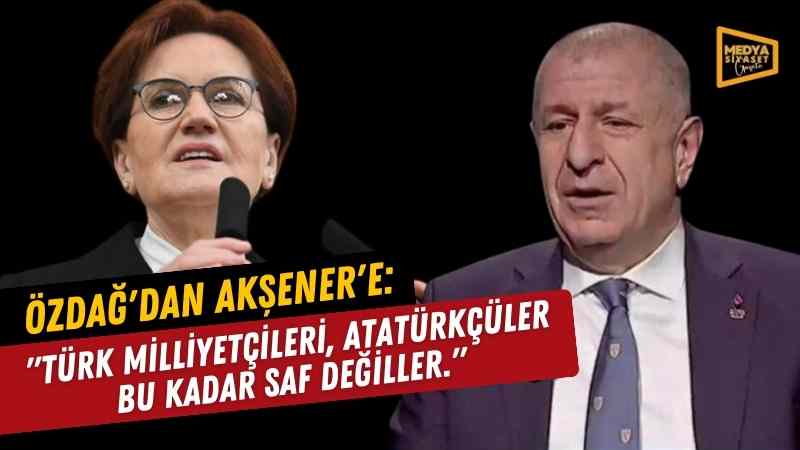 Ümit Özdağ, İYİ Partilileri Zafer Partisine Katılmaya Davet Etti