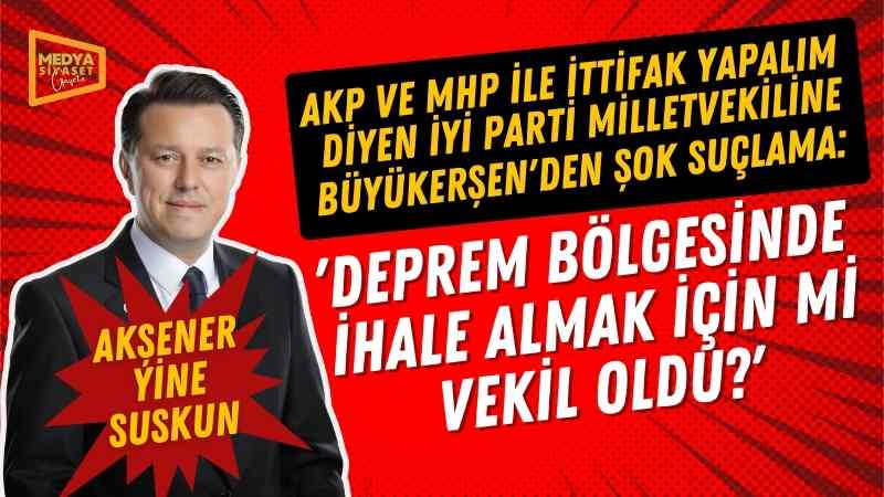 Yılmaz Büyükerşen’den İYİ Parti milletvekili Nebi Hatipoğlu’na şok suçlama