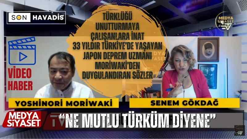 Japon Deprem Uzmanı Moriwaki’den Medya Siyaset TV Canlı Yayınında Duygulandıran Sözler