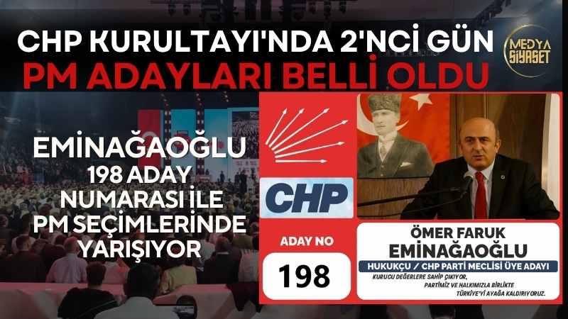 CHP Kurultayı’nda 2’nci gün: PM adayları belli oldu