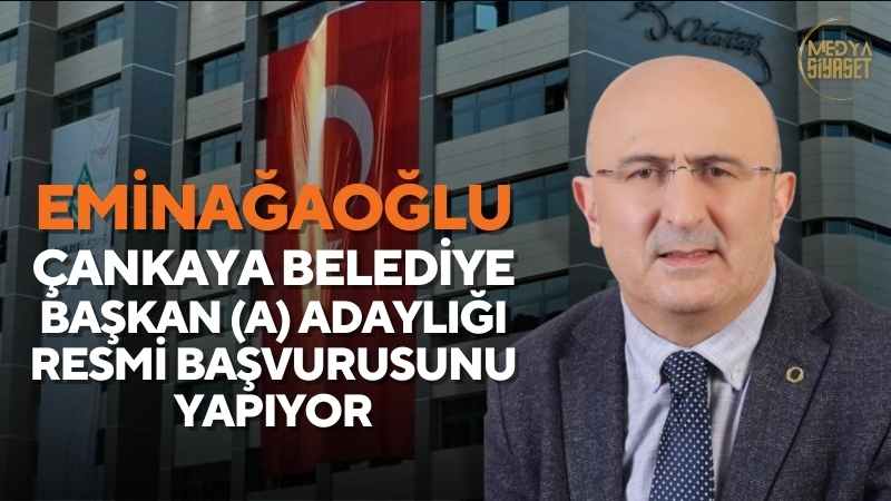 Ömer Faruk Eminağaoğlu Çankaya Belediye Başkan (A) Adaylığı başvurusunu yapıyor.