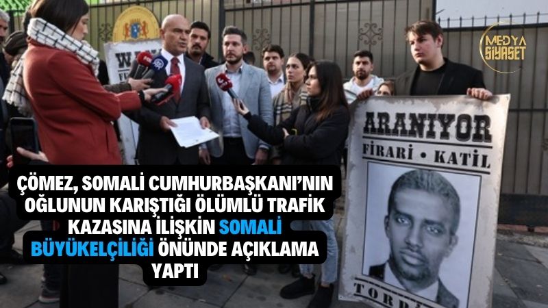 İYİ Partili Turhan Çömez’den Somali Büyükelçilisine çağrı: “Gereğini yap, şahsın iadesini sağla”