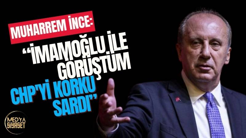 Muharrem İnce,muhalefeti hedef aldı.