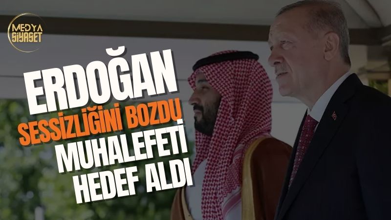 Ve Cumhurbaşkanı Erdoğan ‘Süper Kupa’ sessizliğini bozdu: Muhalefeti hedef aldı!