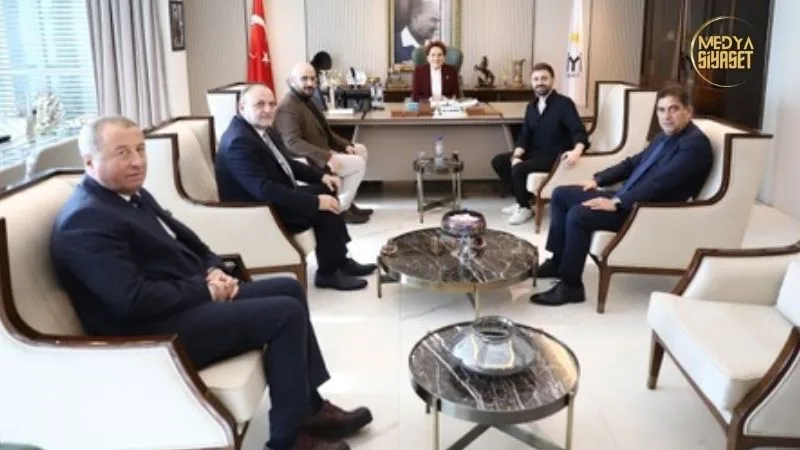 İYİ Parti Genel Başkanı Meral Akşener, gazeteciler Serkan Kafkas ve Süha Çardaklı’yı kabul etti