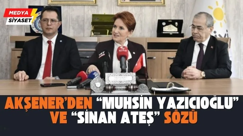 İYİ Parti Genel Başkanı Meral Akşener Sivas’ta konuştu
