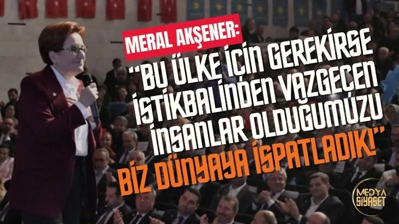 Meral Akşener, Bursa’da önemli açıklamalarda bulundu