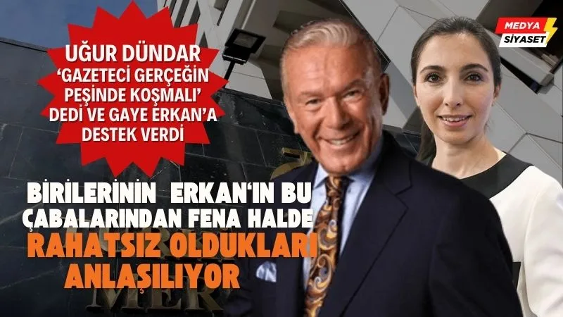 Uğur Dündar WhatsApp görüntülerini paylaştı.Erkan’a destek verdi